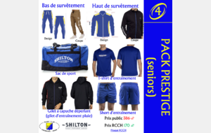 Pack Séniors : Pack Prestige  