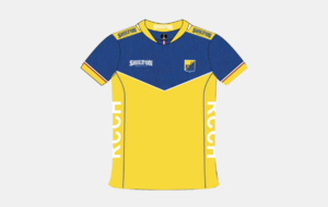 Maillot enfant blue x jaune 