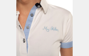 POLO LYCRA MISS BLANC